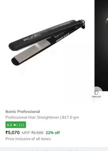 IKONIC Pro-Straight Hair Straightener