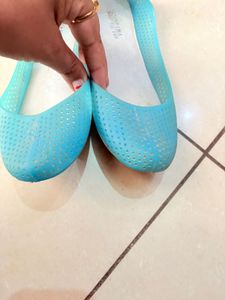 Garima Blue Flats—