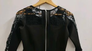 Black bodycon dress