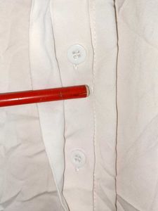 PLUS SIZE Formal Shirt Top Light Cream