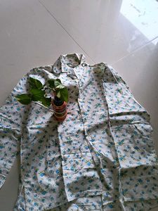 Floral Button-Down Summer Coat