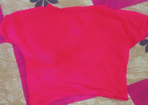 MISS ZARA Knot Crop T Shirt🌷💗🌸