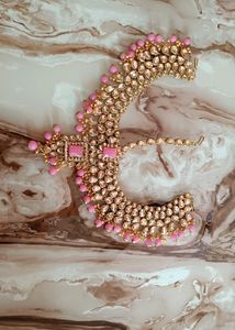 Pink Kundan Bridal Jewellery