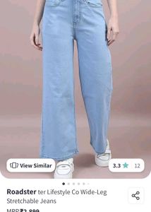 new with tag Wide Leg Denim Jeans