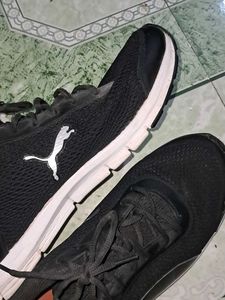 Puma Running Shoes - Black/White