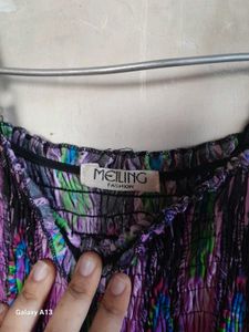 Peacock Print Maxi Dress