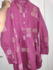 Short Khadi cotton type of Kurta
