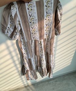 Boho Chic Striped Mini Dress