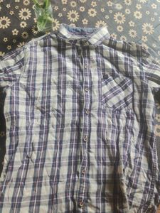 Plaid Button-Down Shirt