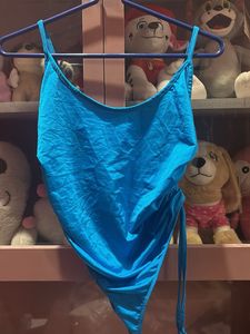Blue One Piece Swimsuit/ Bodysuit