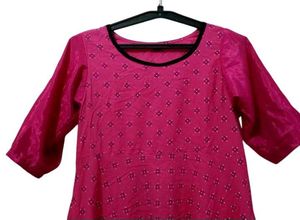 Pink Printed Dress