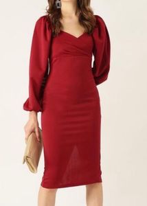 Red Midi Dress