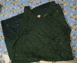 Blingy Green Kurta