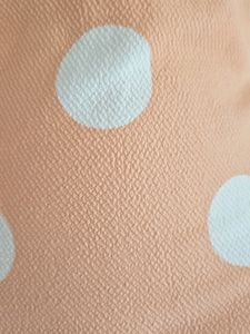 New Peach Polka Dot Dress