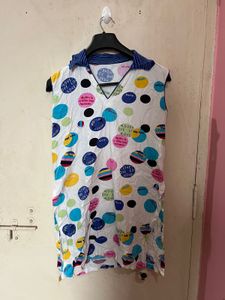 Vintage Polka Dot Sleeveless Top
