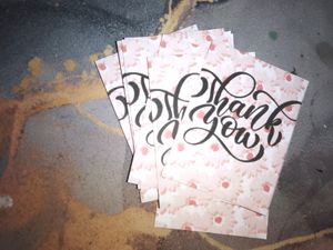 Small Thank You Card 10 Piece