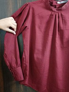 RED WINE COLOUR NEW TUNIC