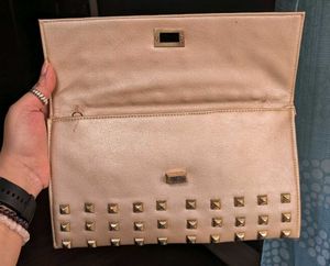 Studded Gold Party Sling Bag