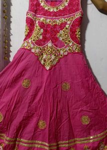 Beautiful Pink Flared Kurti
