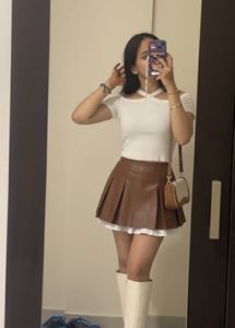 Elegant Off-Shoulder Ribbed Knit Top