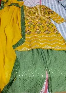 HAVVY EMBROIDERY WORK WITH RIYAL MIRROR HAND WOR