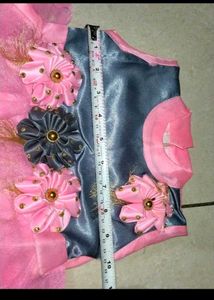 New 3 combo Girls kids Clothing Dress  polka bl