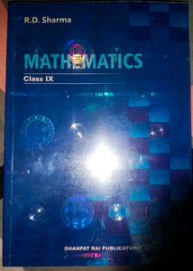 RD Sharma Mathematics Class 9th Book