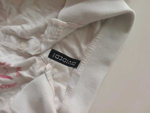 Casual White Polo T-Shirt