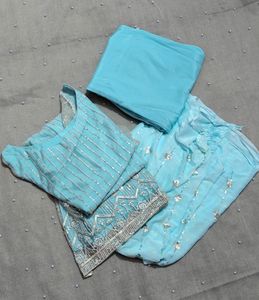 Sky Blue Suit Set