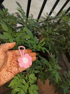 Pink Flower Charm