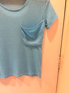 Beautiful Teal Pocket Tee