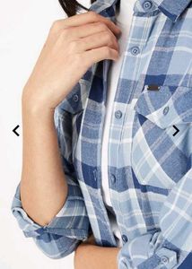 Max Light Blue Plaid Shirt