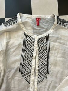 FAME FOREVER Sheer Shirt - Small