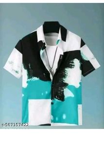 Stylish Patterned Men's Shirt