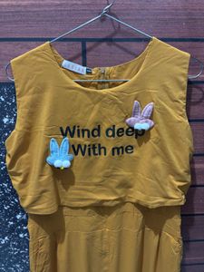 Cute Yellow Jumpsuit