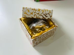 New Cow&amp;Calf Silver Plated Idol With Box