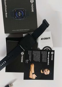 Noise Colorfit Icon Buzz Smartwatch(Jet Black)