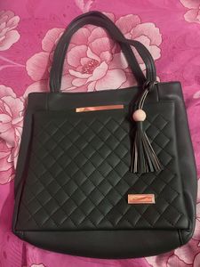 Green Leather Hand Bag