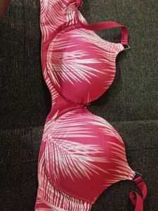 Floral Print Bra