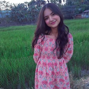 Floral cotton frock🌷