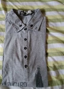 Y6 Gray Polo Shirt - Men's