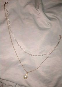 Pearl Pendant Layered Necklace