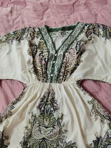 Paisley Print Dress