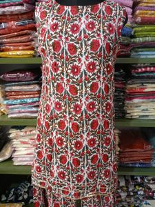 Floral Print Kurta Set