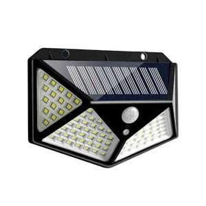Solar-powered LED wall light