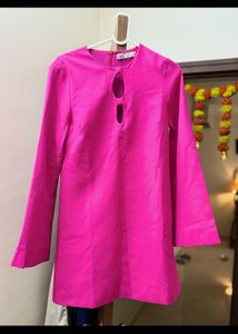 Hot Pink Mini Dress