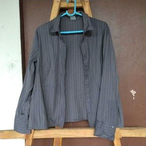 Charcoal Grey Button Down Shirt