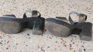 Black Silver Heels