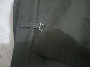 Men Black Stretchable Pants Trousers