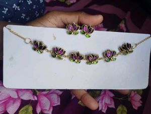 Lotus Design Jewelry Set